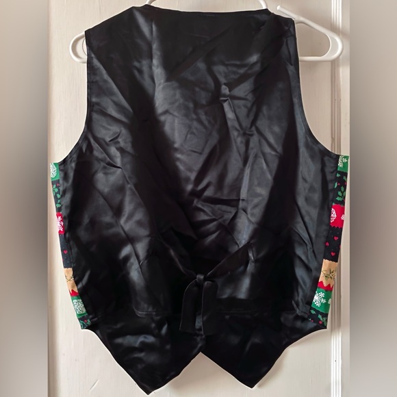 Vintage Basic Editions Holiday Ugly Christmas Sweater Party Vest Xmas Women’s M - Picture 3 of 7